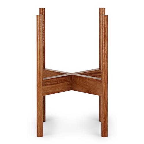 Fox & Fern Zeist, kwietnik, stojak na kwiaty, 2 wysokości, dowolne łączenie, montaż bez użycia narzędzi, naturalne drewno