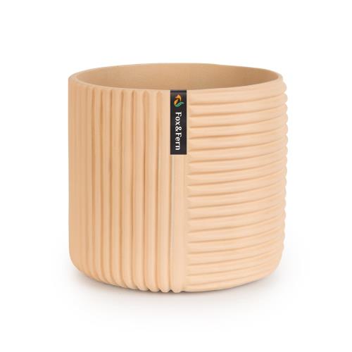 Fox & Fern Hasselt, doniczka, Polystone, przyjazna dla roślin, wykonana ręcznie, wygląd 3D