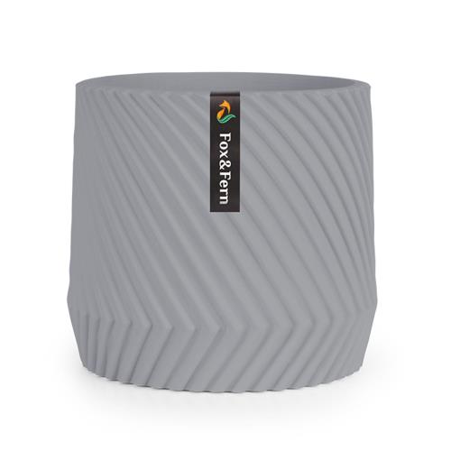 Fox & Fern Heusden, doniczka, Polystone, przyjazna dla roślin, ręcznie wykonana