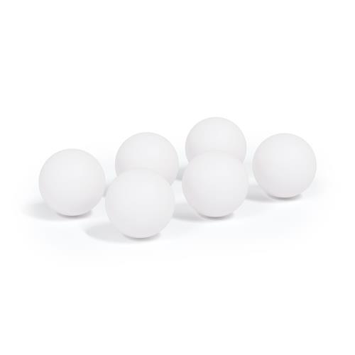 BeerCup Alley, profesjonalne piłeczki do beer ponga, 40 mm, gładkie, 6 sztuk