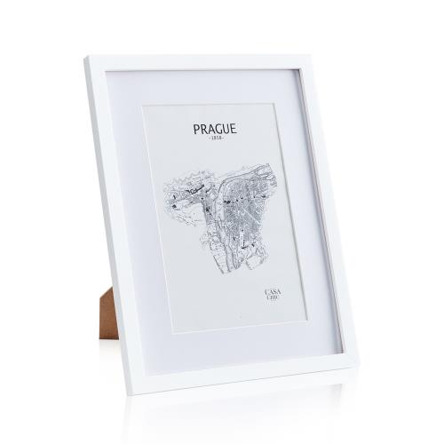 Casa Chic Everton, ramka na zdjęcia, prostokątna, 40 x 30 cm, passe-partout, szkło