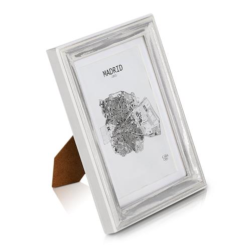 Casa Chic Lancaster, ramka na zdjęcia, prostokątna, zdjęcia 17 x 12 cm, passe-partout, drewno