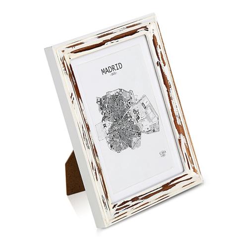 Casa Chic Lancaster, ramka na zdjęcia, prostokątna, zdjęcia 17 x 12 cm, passe-partout, drewno