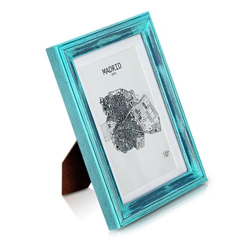 Casa Chic Lancaster, ramka na zdjęcia, prostokątna, zdjęcia 17 x 12 cm, passe-partout, drewno