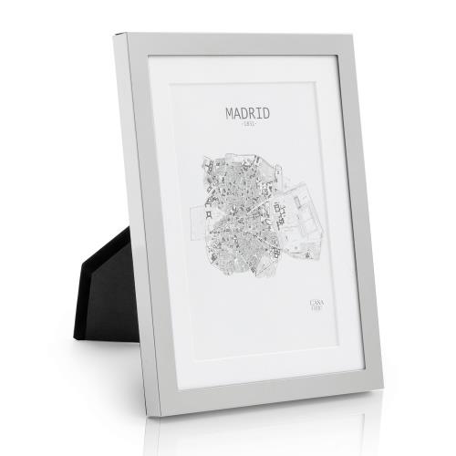 Casa Chic Berwick, ramka na zdjęcia, prostokątna, zdjęcia 17 x 12 cm, passe-partout, szkło