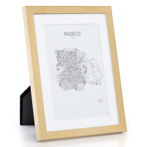 Casa Chic Berwick, ramka na zdjęcia, prostokątna, zdjęcia 17 x 12 cm, passe-partout, szkło