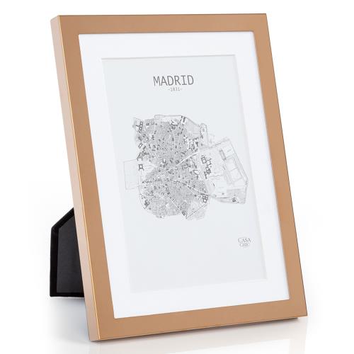 Casa Chic Berwick, ramka na zdjęcia, prostokątna, zdjęcia 17 x 12 cm, passe-partout, szkło