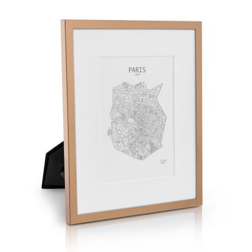 Casa Chic Berwick, ramka na zdjęcia, prostokątna, zdjęcia 24,8 x 19,3 cm, passe-partout, szkło