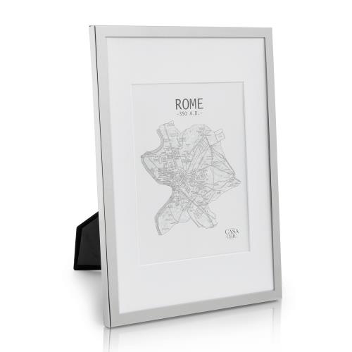 Casa Chic Berwick, ramka na zdjęcia, prostokątna, zdjęcia A4, passe-partout, szkło