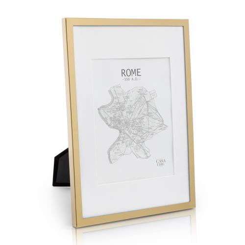 Casa Chic Berwick, ramka na zdjęcia, prostokątna, zdjęcia A4, passe-partout, szkło