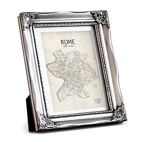 Casa Chic Regent, ramka na zdjęcia, prostokątna, zdjęcia 17 x 12 cm, passe-partout, szkło, rokoko
