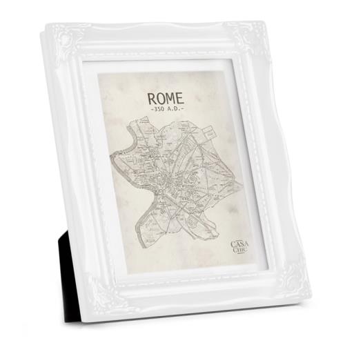 Casa Chic Regent, ramka na zdjęcia, prostokątna, zdjęcia 17 x 12 cm, passe-partout, szkło, rokoko