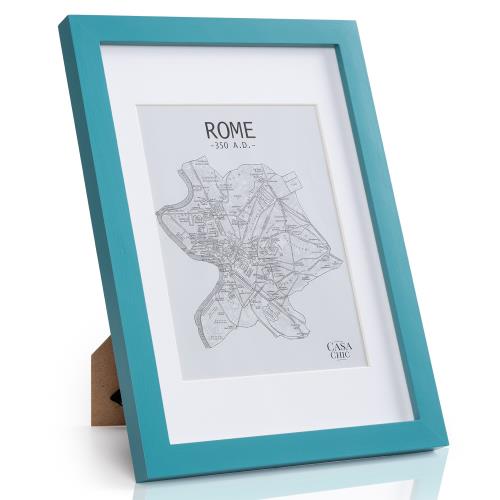 Casa Chic Clapton, ramka na zdjęcia, prostokątna, A4, zdjęcia 28,7 x 20 cm, passe-partout, szkło