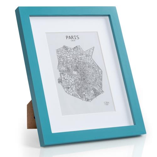 Casa Chic Clapton, ramka na zdjęcia, prostokątna, zdjęcia 24,8 x 19,3 cm, passe-partout, szkło