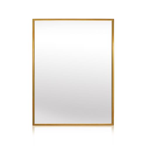Casa Chic Croxley Lustro ścienne w metalowej prostokątnej ramie, 70 x 50 cm