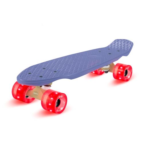 Fun pro Mini Cruiser, deskorolka, fiszka, tworzywo sztuczne PP, maks. 100 kg, świecące kółka PU, twardość: 88A