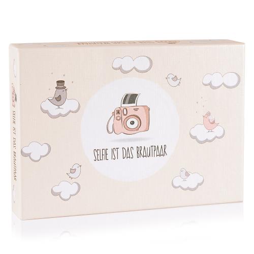 Spielehelden Selfie ist das Brautpaar XXL/Selfie pary młodej XXL, gra weselna z zadaniami fotograficznymi, 112 kart, język niemiecki