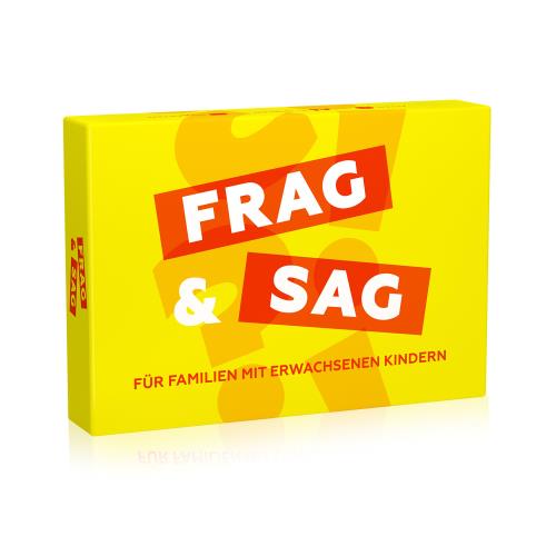 Spielehelden Frag&Sag Familie/Pytania i odpowiedni. Rodzina, rodzinna gra karciana, 18+, ekscytujące pytania, język niemiecki