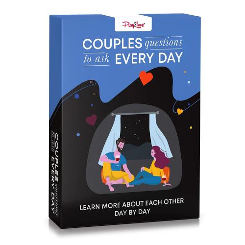 Spielehelden Couples Question to Ask Every Day, gra karciana dla par, 100 ekscytujących pytań, język angielski