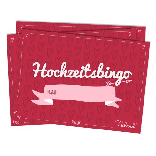 Spielehelden Hochzeitsbingo/Weselne bingo, 16 pytań o cechy charakteru, 50 szt., A5, język niemiecki