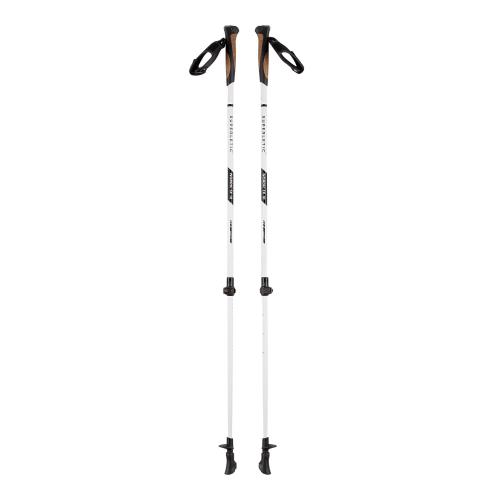 KLARFIT Bilbao TX Essential, kijki do nordic walking, 10% włókno węglowe, 100–130 cm, uchwyty korkowe