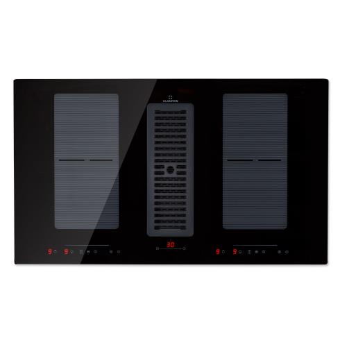 Klarstein Full House Down Air System, płyta indukcyjna z okapem, klasa energetyczna A