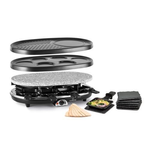 Klarstein All-U-Can, grill elektryczny, raclette, z akcesoriami, 4 w 1, 8 osób