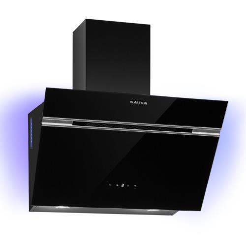 Klarstein Alina 60 Smart, okap kuchenny przyścienny, 60 cm, 600 m³/h, oświetlenie ambientowe LED, szkło