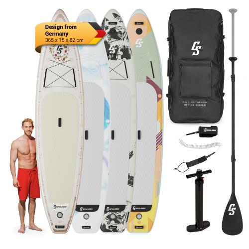 Capital Sports Kipu Allrounder 365, pompowana deska SUP, cruiser, zestaw
