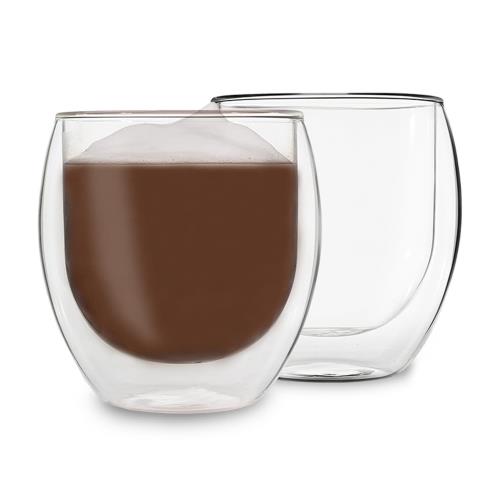 Feelino DUOS Jumbo, szklanki termiczne z podwójną ścianką, 2 x 410 ml