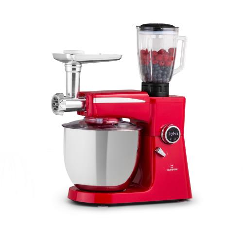 Klarstein Renata Rossa, robot kuchenny 3 w 1, 2000 W/2,7 KM, 5 l, stal nierdzewna, bez BPA