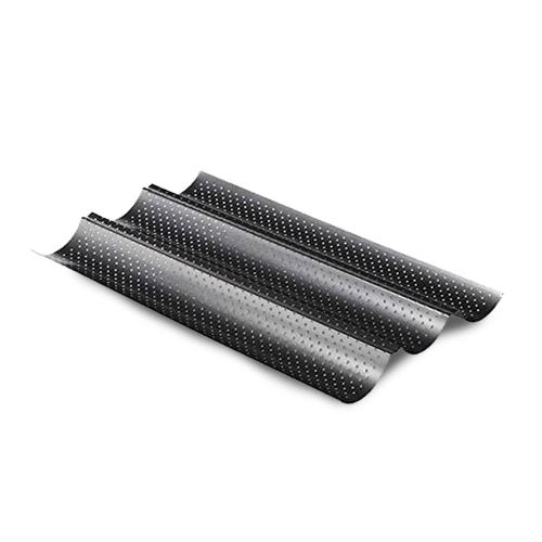 Feelino Forma do pieczenia bagietek, blacha, 3 bagietki