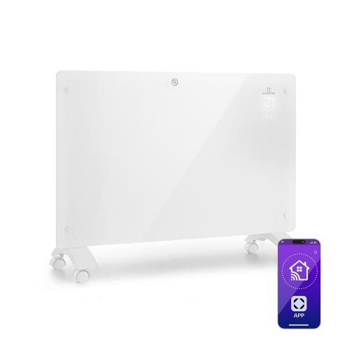 Klarstein Bansin Crystal Smart, grzejnik konwekcyjny, 1500 W, 5 - 50°C, sterowanie z aplikacji