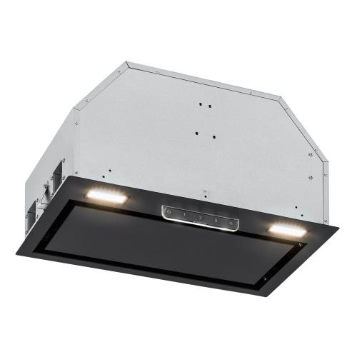 Klarstein Camila okap kuchenny do zabudowy 52 cm 397 m³/h, LED panel dotykowy stal nierdzewna