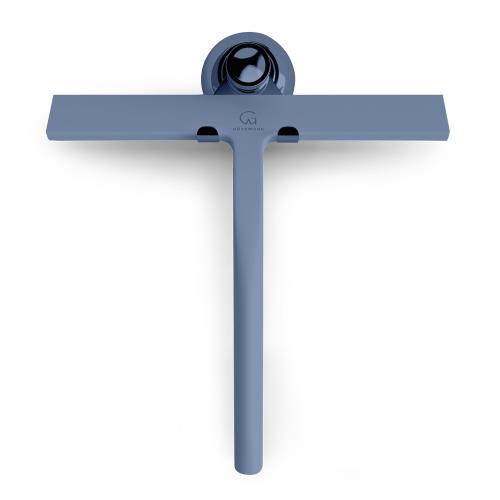 Gütewerk by blumfeldt Blaze, ściągaczka do kabiny prysznicowej, 23 cm, silikon, stal nierdzewna, nowoczesny design