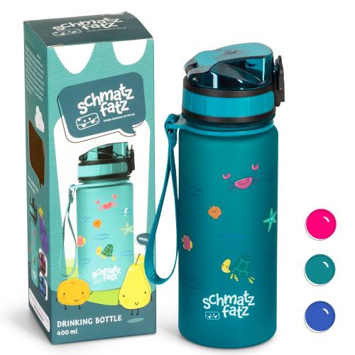 Klarstein Wakaba, bidon, 400 ml, butelka na wodę, tworzywo Tritan, nie zawiera BPA