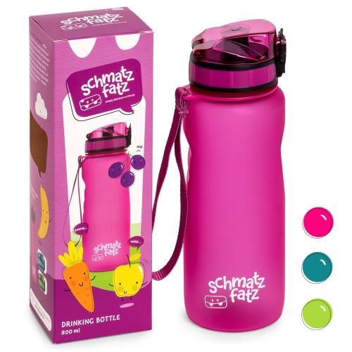 Klarstein Wakaba, bidon, 800 ml, butelka na wodę, tworzywo Tritan, nie zawiera BPA