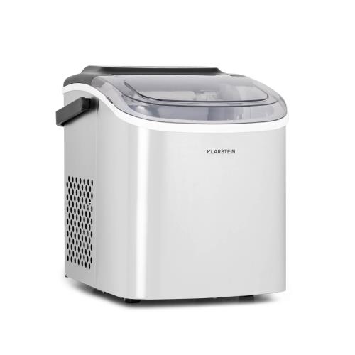 Klarstein Caldwell, kostkarka do lodu, kostki lodu w kształcie pocisków, 12 kg/24 h, zbiornik na wodę: 1,3 l