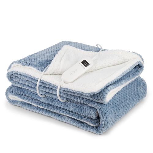 Klarstein Dr. Watson Deluxe XL, koc elektryczny, 160 W, 9 poziomów temperatury, 180 x 130 cm