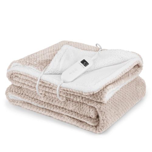 Klarstein Dr. Watson Deluxe XL, koc elektryczny, 160 W, 9 poziomów temperatury, 180 x 130 cm