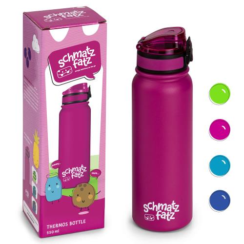 Klarstein Wakaba, termos 550 ml ze stali nierdzewnej, tworzywo Tritan, bez BPA