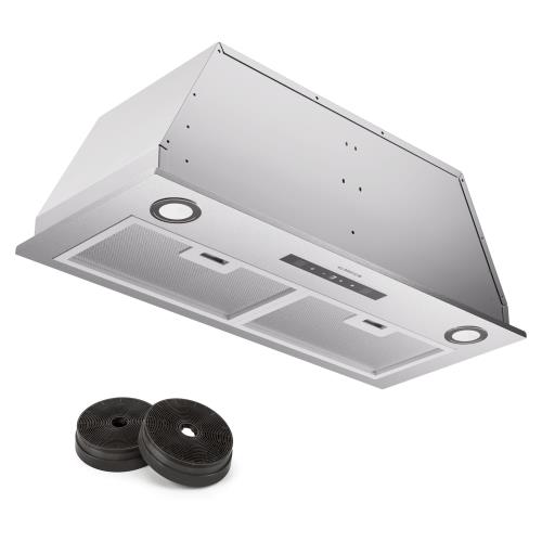 Klarstein Paolo 72, okap kuchenny do zabudowy, 72 cm, 520 m³/h, LED, sterowanie dotykowe, A++