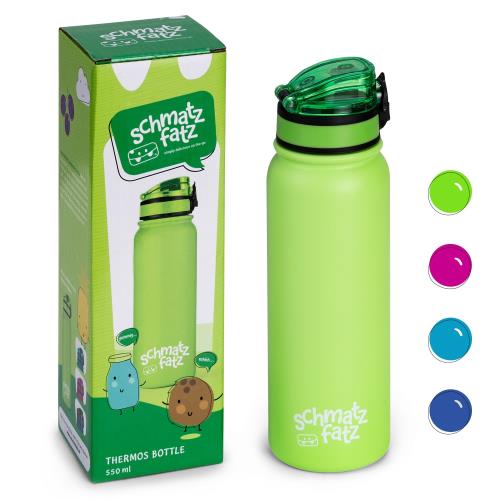 Klarstein Wakaba, termos 550 ml ze stali nierdzewnej, tworzywo Tritan, bez BPA