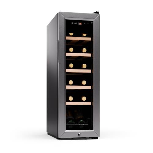 Klarstein Shiraz Premium Smart 12 Slim, chłodziarka na wino, na 12 butelek