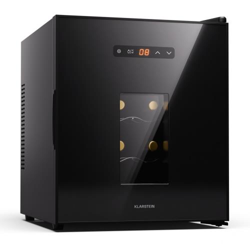 Klarstein Silent Vino 16 Uno, Chłodziarka na wino, 1 strefa / 16 butelek