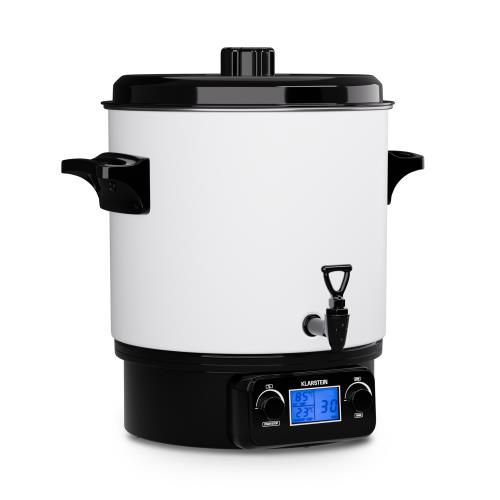 Klarstein Biggie Digital, garnek elektryczny do pasteryzacji, dozownik napojów, 27 l, 1800 W, stal szlachetna