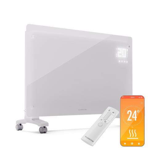 Klarstein Bornholm Smart 2500, grzejnik konwektorowy, 2500 W, Wi-Fi, LED, IP24