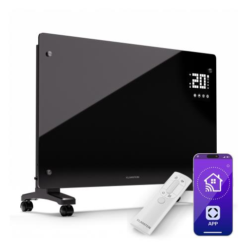 Klarstein Bornholm Smart 2500, grzejnik konwektorowy, 2500 W, Wi-Fi, LED, IP24