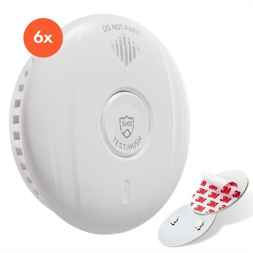 SHD by oneConcept DOF Pro10, czujnik czadu i dymu, uchwyt magnetyczny, sygnał ostrzegawczy: 85 dB, 10-letnia żywotność baterii