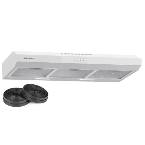 Klarstein Contempo 90 wyciąg podblatowy 90cm 200m³/h LED stal nierdzewna akryl